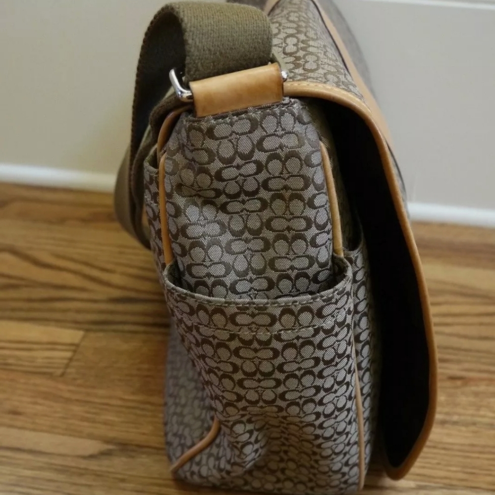 Coach Diaper Bag Signature Brown Print - Picture 5 of 11